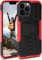ONEFLOW Tank Case für Apple iPhone 13 Pro Max Hülle Outdoor, stabile Panzerhülle mit Kamera und Display Schutz, sichere Handyhülle, TPU Handy Schutzhülle mit Ständer, Rot Schwarz