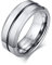 Aotiwe Ring Männer Bunt, Besondere Geschenke Einfaches Ringband Stahl Grau Größe 62 (19.7) für Memoir Weihnachten