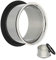 Single Flare Flesh Tunnel - Stahl - Silber 4 mm