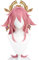 BRADEC Yae Miko, rosa Umgedrehtes langes Haar, Genshin Impact, Spiel-Anime-Perücke, hitzebeständige Seidenperücke, geeignet für Jede Gesichtsform, Cosplay-Party-Kostümperücke