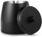 Cendrier Exterieur, Cendrier avec Couvercle Acier Inoxydable, Coupe-vent Anti Odeur Metal Ashtray Cendrier Fermé pour Jardin Balcon Maison Restaurant Bar - Noir