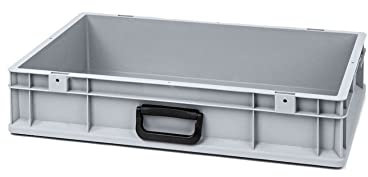 PROREGAL Eurobox NextGen Portable Uno | HxBxT 12x40x60cm | 23 Liter | Eurobehälter, Transportbox, Transportbehälter, Stapelbehälter