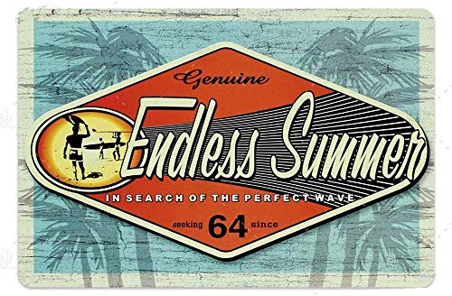 Endless Summer Beach Wanddekoration Poster Bar Restaurant Metall Blechschild 20,3 x 30,5 cm