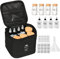 Gewürztasche, Gewürzstreuer Camping Set, 8-teiliges Reise Gewürzbehälter, Perfekt Für Camping, Urlaub Und Reisen, Geräuschlos Und Bruchsicher Verstaut