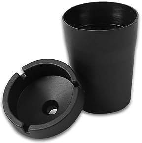 JNNJ Cendrier Voiture, Cendriers Automobiles En Plastique, Cendrier De Voiture Portable, Cendrier Universel Pour Voiture, Cendriers D'intérieur Sans Fumée Pour Le Bureau, Le Camion Ou Le Camping