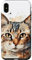 iPhone XS Max Cat Watercolor Graphic Case
