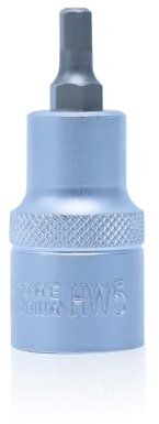 CCLIFE punte per bussole, manicotto esagonali, adattatore interno esagonale 5 mm,bussole in acciaio CRV bussole esagonali