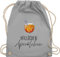 Turnbeutel Rucksack - Karneval & Fasching - Taschen - Hallöchen Aperölchen I Aperol Spritz Mädelsabend I Aperol Spritz Geschenk - Unisize - Hellgrau - beutel festival karnevalsbeutel faschings