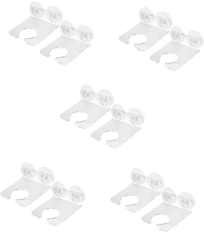 TOPBATHY 10 STK Weinglasregal Becherhalter Für Die Badewanne Dusche Badewanne Bierhalter Duschtassenhalter Saugnapfhalter Weinhalter Für Die Badewanne Weinbecherhalter Kelchregal Acryl