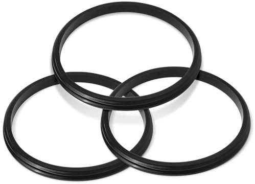 Silicone Rubber Seal Replacement Gaskets for Yeti 20 oz Tumbler Lids, 3 Pack Gaskets Compatible with Yeti 10oz Lowball & 20oz Tumbler