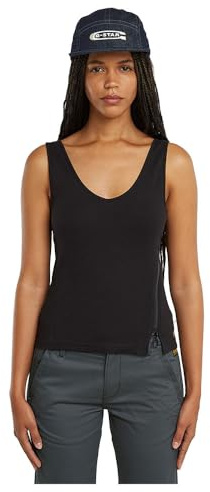 G-Star Damen Asymmetrical Zip Slim Tank Top