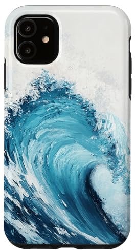 iPhone 11 Abstract Ocean Wave Nature Art Beach Case