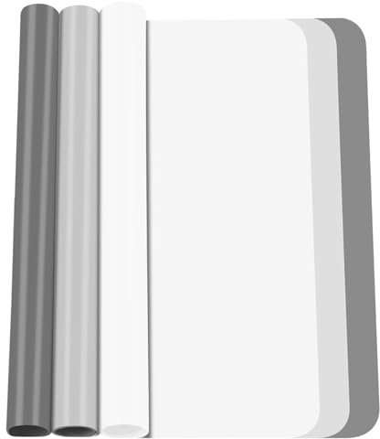 3Pcs Multi-Purpose Silicone Mat, A3 Large Food Grade Silicone Sheets for Resin Moulds, 30 * 40cm Extra Large Craft Mats for Crafts Liquid Resin Casting Molds, Placemat- 3 Colors ﻿