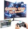 QISHENKOLA 320G Gaming HDD Portable External Game Hard Drive,Built-in Over 60000+ Classic Games,Supports 70+Emulators,Batocera 38,SATA 3.0,Plug and Play Retro Game Console (With Controller)