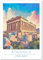 Happymotive – Acropolis Athens Greece Poster Deko Schlafzimmer | Wanddeko & Wandbilder Wohnzimmer | Aesthetic Room Decor | Bilder & Kunstdrucke in A2 40x60, A3 30x40, A4 20x30 300g Papier ohne Rahmen