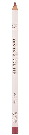 MUA Makeup Academy Intense Colour Lip Liner, Nude Edition, Shade Maple, Highly Pigmented & Precise Definition