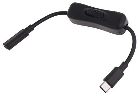USB C Extension Cable Inline On/Off Switch (for 4 power switches)