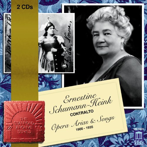 Ernestine Schumann-Heink, Contralto: Opera Arias & Songs, 1900-1935