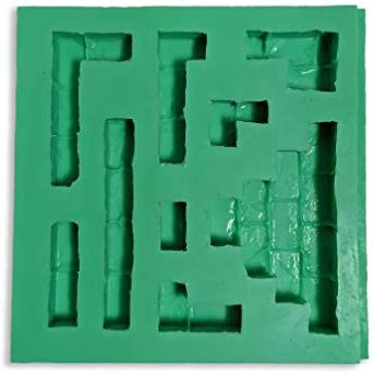 Giessform Silikonform Module Bausteine für den Krippenbau Set 4