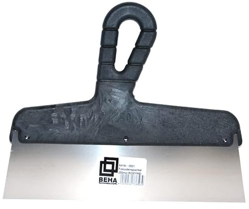 Fassadenspachtel, Flächenspachtel mit Kunststoffgriff, ROSTFREI (Breite 250mm)