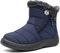 Gaatpot Stivali Donna Stivaletti Invernali Scarpe Cotone Outdoor Stivali da Neve Caldo Peluche blu 43 EU