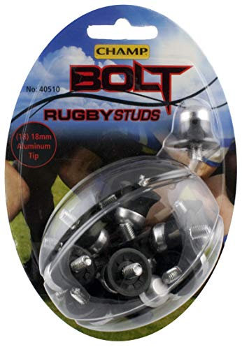 Champ Bolt Tacos para Rugby con Punta de Aluminio, Unisex-Adult, Multicolor, Talla única