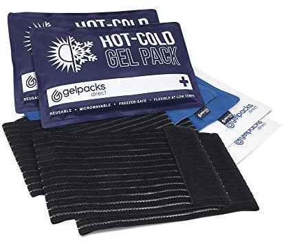 GelpacksDirect Reusable Microwave Heat Packs for Lower/Upper Back Pain Relief - Twin Pack