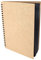 Artway Enviro - Skizzenbuch mit Spiralbindung - 100 % Recycling - Schwarzes Papier/Karton - A4 Hochformat - 30 Blatt mit 270 g/m², Schwarz
