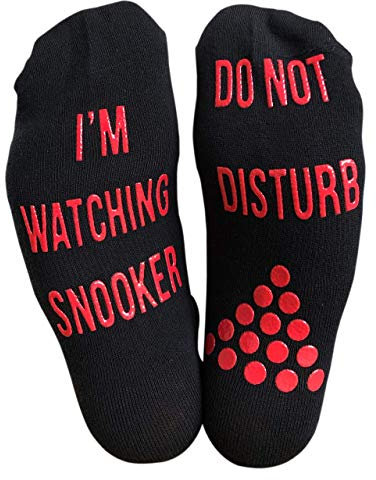 Lustige Knöchelsocken mit Aufschrift I'm Watching Snooker - Do Not Disturb, tolles Geschenk für Snooker-Fans