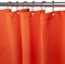 Waffel Duschvorhang mit Metall Duschvorhangringe Stoff Textil Badewannenvorhang Anti Schimmel Bad Vorhang Set Wasserdicht Badewanne Vorhang Schwerer Shower Curtain Badezimmer - 182 x 182cm (Orange)