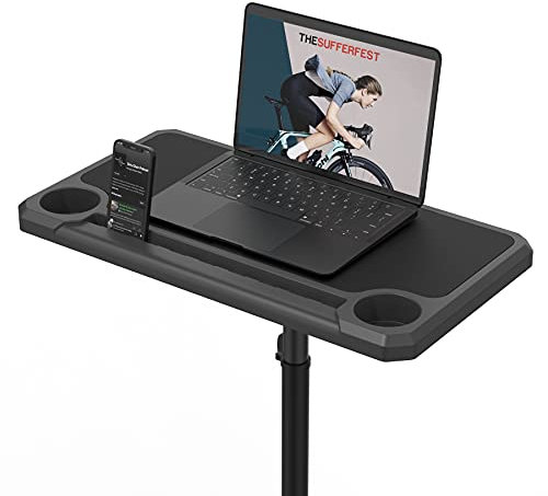 KOM Cycling Indoor Media Desk für virtuelle Radsportanwendungen wie Zwift für das Indoor-Training