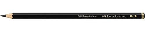 Faber-Castell 115208 - Bleistift Pitt Graphite Matt, Mine 8B, 1 Stück