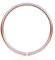 Roségold Nasenring - dünn 24G 7mm Ring - Glattes Gold gefüllt Piercing Schmuck