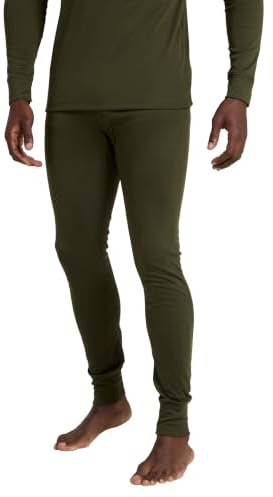 Mountain Warehouse Talus Mens Thermal Baselayer Trousers - Lightweight & Breathable Pants - for Spring Summer, Camping, Hiking & Outdoors Khaki XXS