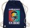 Shirtracer Turnbeutel Rucksack - Nerd Geschenke - Ich hör dich nicht - Ich zocke! - Headset - Unisize - Navy Blau - tasche geschenk zocker gamer geek höre zocke sportbeutel nerds stoffbeutel zocken