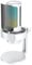 USB PC Microphone, FIFINE Gaming RGB Desktop Mic for Mac/Windows, with Real-Time Monitoring, Mute Button&Mic Gain, Pop Filter&Shock Mount, for Streamer, Gamer, Youtuber-A8 White