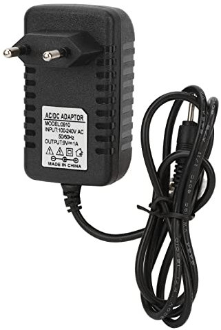 Adaptador de Corriente para Uñas,9V1a DC Lámpara de Uñas Secador de Uñas Adaptador de Repuesto Cargador 50‑60HZ Fuente de Alimentación Compatible para Pulidor de Uñas Enchufe de la UE 100‑240V
