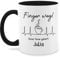 Tassen 325ml - Kollegen - Finger weg diese Tasse gehört | Spruch Arbeit | Arbeitstasse lustig Tasse Arbeit | Sprüche Tasse lustig Arbeit - 325 ml - Schwarz - kaffeetasse für freundin