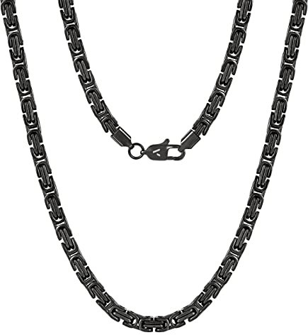 VEXXS Byzantinische Kette (Schwarz-4mm, 55.00)