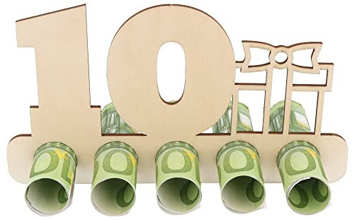 Spruchreif | Originelle Geldgeschenke | Geschenk zum 10.Geburtstag | Geldgeschenk 10.Geburtstag | Geschenk Junge Mädchen | Geldgeschenk Sohn Tochter | Geburtstagszahl | Geldgeschenke zum Jubiläum