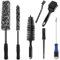 Outigu Car Wheel Brush Kit - 7PCS Wheel Cleaning Tool, Different Sizes Microfiber Bendable Wheel Brush Kit for Soft, Scratch-Free Cleaning of Tires, Rims, Fenders, Exhaust Tips