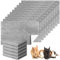 Panelee 10 Waschbare Hunde Decken Meerschweinchen Hasen Katze wasserdichte Kleintier PIPI Unterlage Haustier Wiederverwendbare Schlaf Decke Käfig Einlagen (Grau, 35 x 22 Zoll)