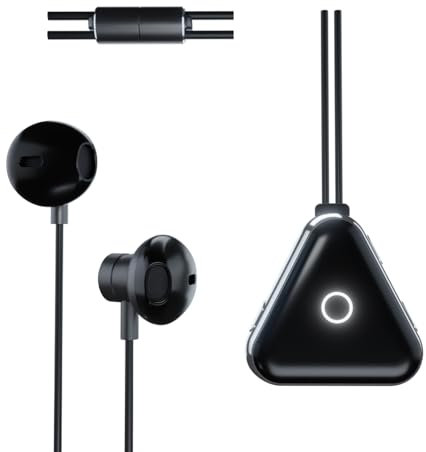 Bluetooth Kopfhörer Sport mit Kabel Bügel in Ear Kopfhörer Bluetooth und Kabel Sportkopfhörer Neckband Headphones Wireless Earphones Earbuds Schnurlos Drahtlos Ohrhörer in Ear Headset mit Mikrofon