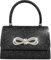 RPAEOY Damen Clutch Elegante Fliege Handtasche Glitzer Tasche Abendtasche Brauttasche Tasche Crossbody Umhängetasche für Hochzeit Party Date Abschlussball Schwarz
