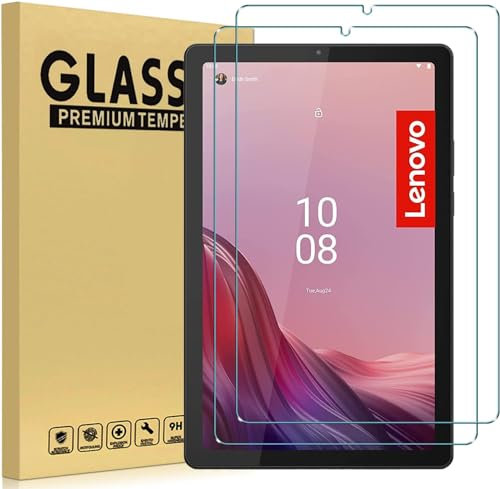 MOBISTAR 2-Pack Screen Protector for Lenovo Tab M9 9-Inch 2023 TB310FU, 9H Tempered Glass Film, HD Clear Screen Protector Guard Lenovo Tab M9 9'' 2023 Release