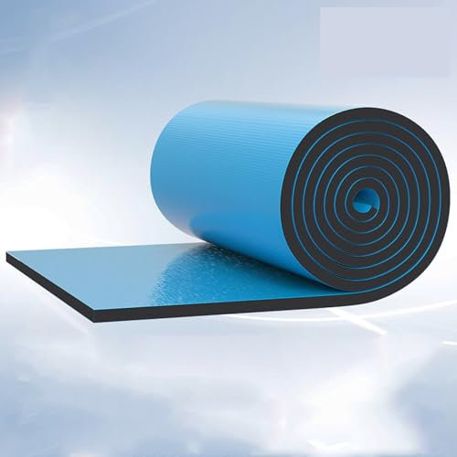 Alfombrilla de amortiguación de sonido para coche con aislamiento térmico resistente a altas temperaturas, espuma ignífuga, placa de aislamiento de goma para techo de azulejos de acero de color, 1 m x