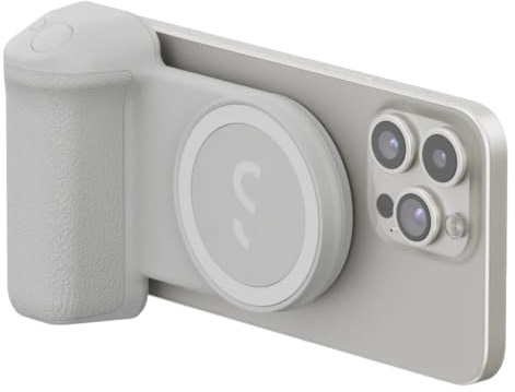 ShiftCam SnapGrip Handy-Kameragriff mit kabellosem Auslöser und magnetischer Halterung – eingebaute Powerbank mit Qi-Laden – Tisch-Dock