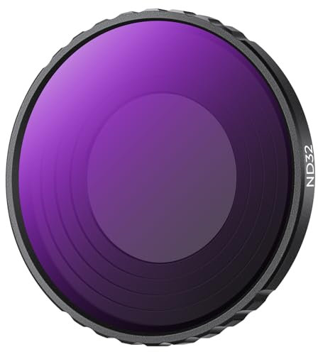 K&F Concept ND32 Filter kompatibel mit DJI Osmo Action 5 PRO/Action 4, Polarisierende Neutral Density HD Glass