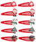 10 Stück Haarspangen Kinder Weihnachten, Rentier Spangen, Weihnachts Deko Haar Haarnadeln, Weihnachten Geschenke Haarklammern Für Kinder Mädchen Damen, Weihnachten Mädchen Haarnadeln Set