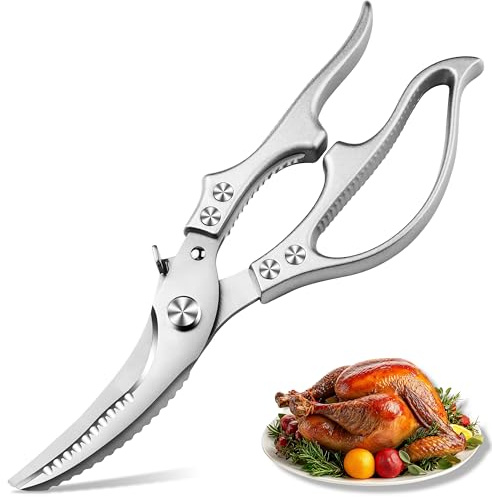 Chicken Scissors Heavy Duty All Purpose Poultry Shears for Food Cooking